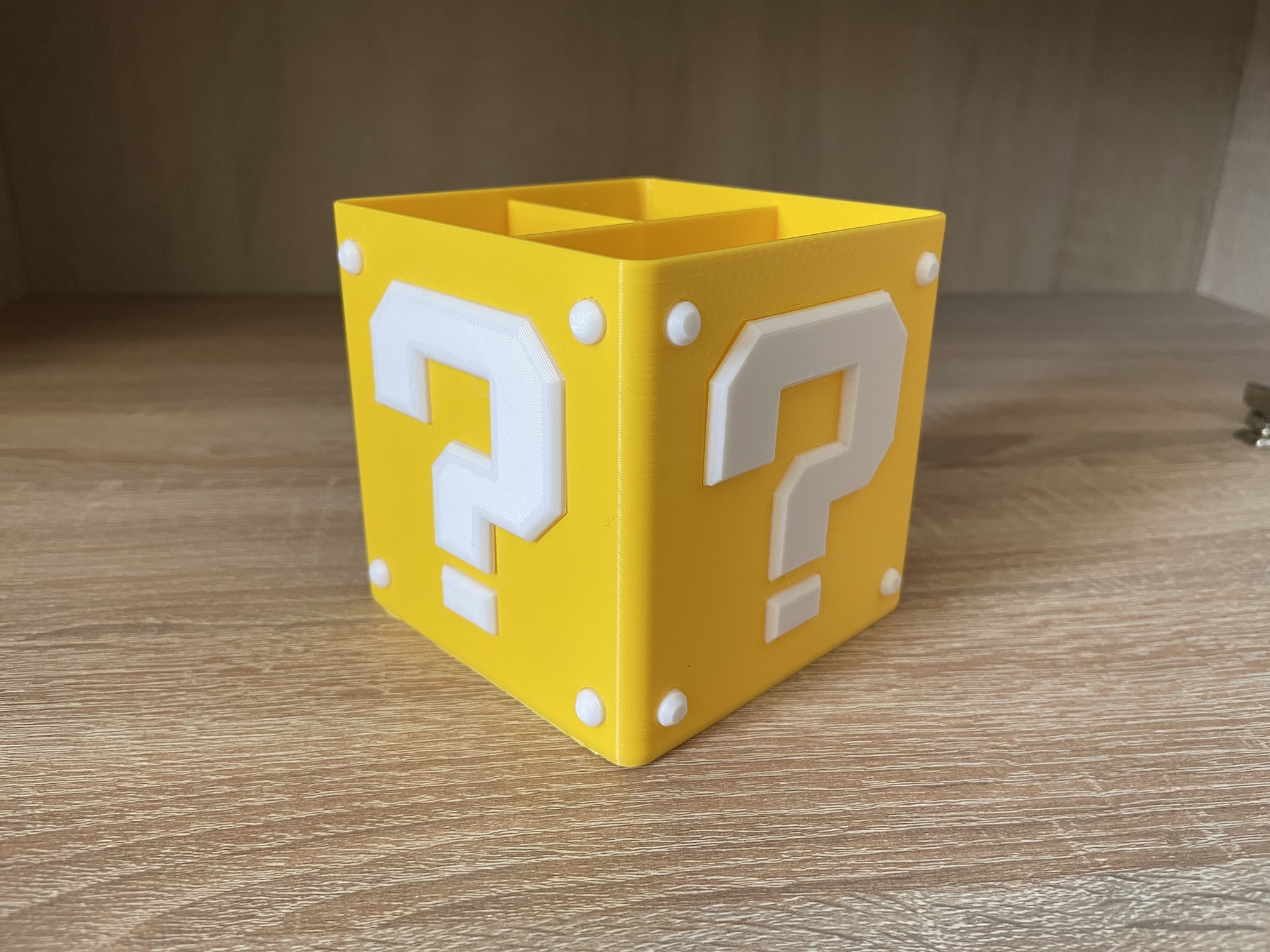 Question Block Desk organizer Super Mario - Imagen 5